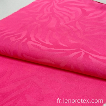 Tissu de satin jacquard de couleur fluorescente en polyester